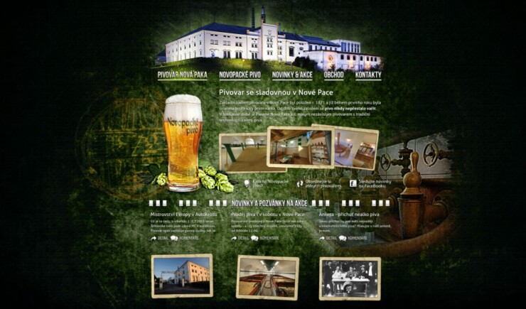 Novopacké pivo – pivovar se sladovnou