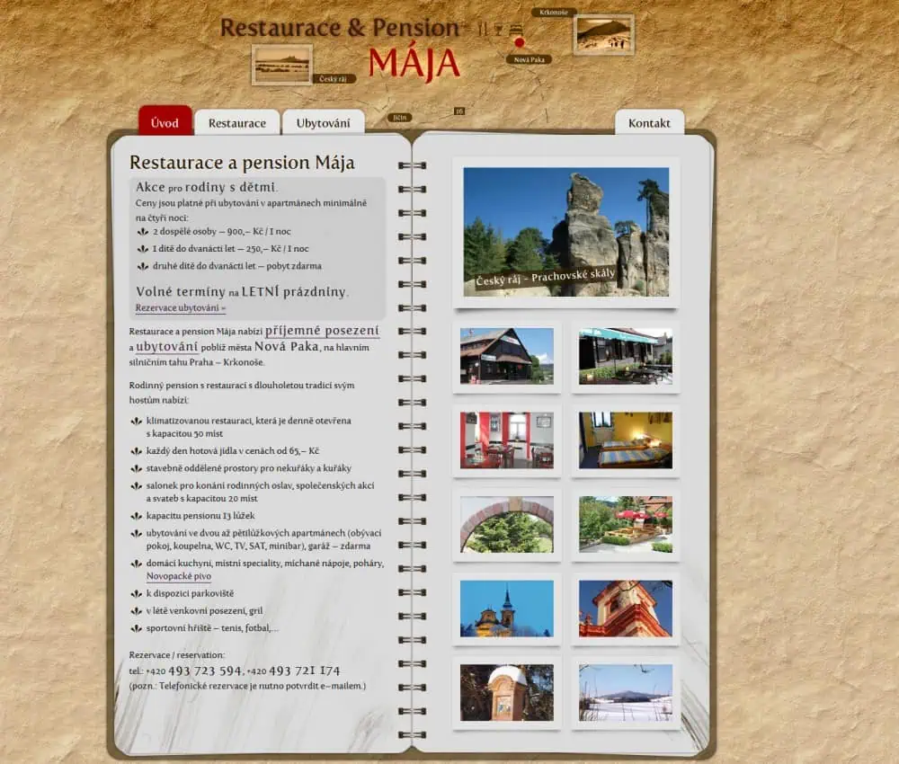 2011 - Restaurace a pension Mája