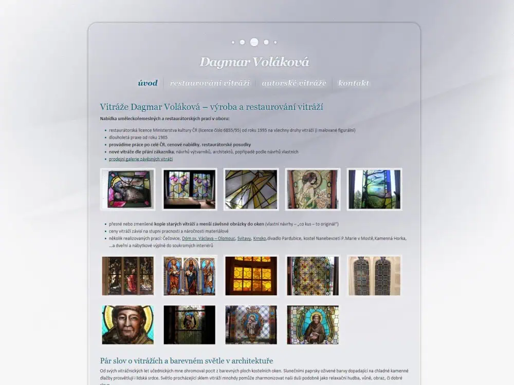 2009 - Vitráže Dagmar Voláková