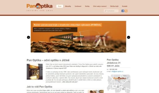 Pan Optika zbystří váš zrak