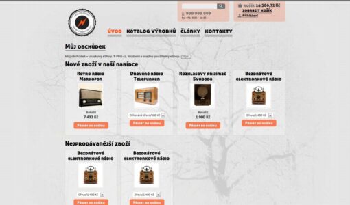 eShop – Můj obchůdek