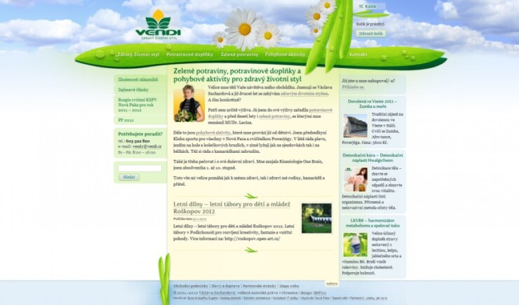 Vendin obchůdek – zdravý životní styl