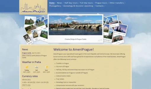 AmeriPrague – cestovní kancelář