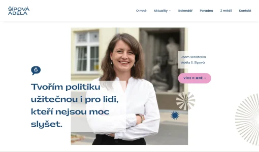 Adéla Šípová – senátorka v obvodě č. 30 – Kladno