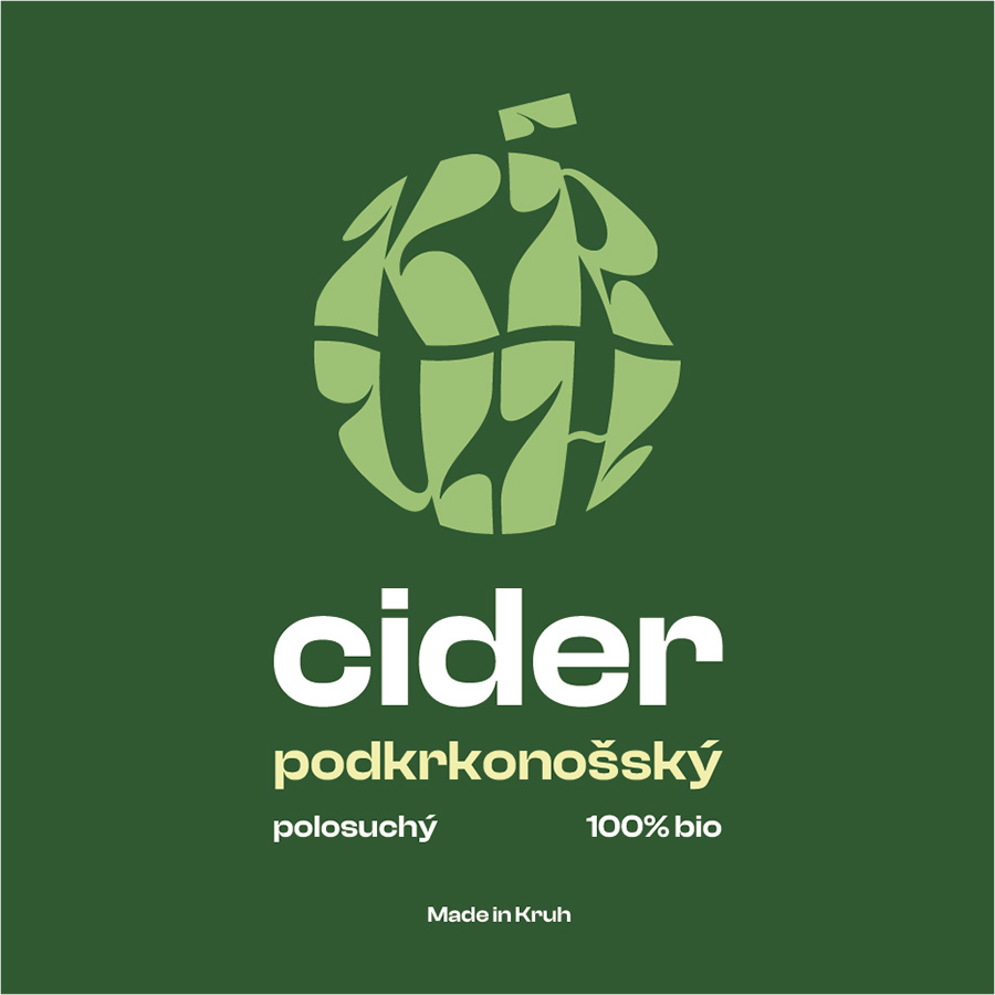 Etiketa Podkrkonošský cider