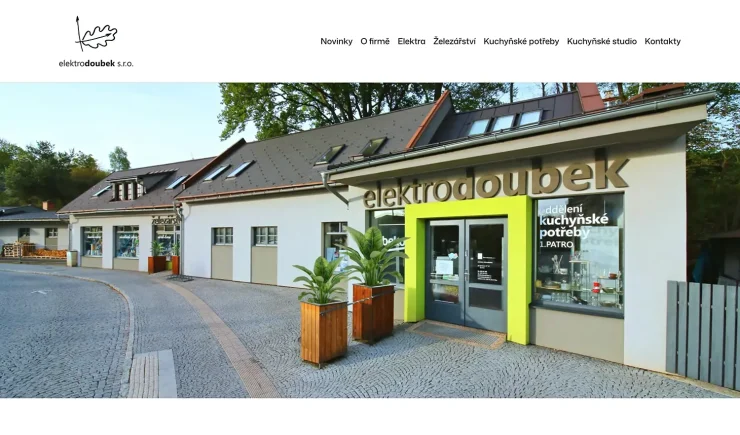 Nový web pro obchod Elektro Doubek