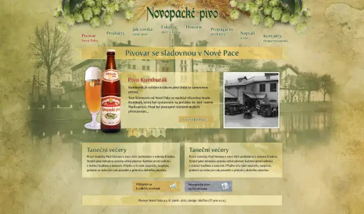 Novopacké pivo - pivovar se sladovnou Nová Paka