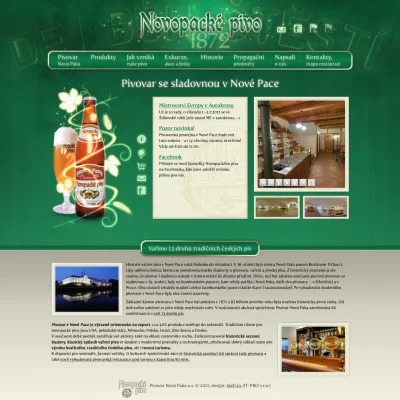 Novopacké pivo - pivovar se sladovnou Nová Paka