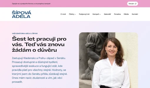 Moderní, rychlý a zelený: Představujeme nový web Adély S. Šípové
