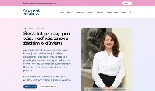Moderní, rychlý a zelený: Představujeme nový web Adély S. Šípové