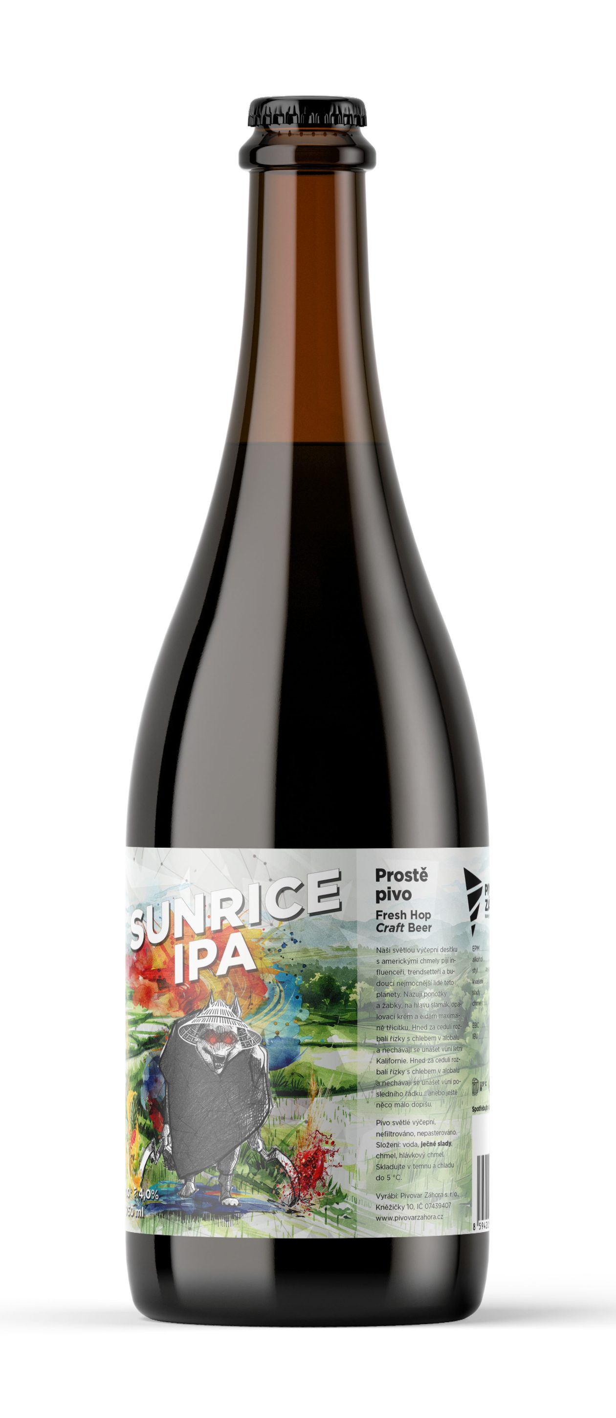 Sunrice IPA - mockup