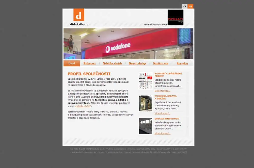 Web design IdeFixx 2007 Didaktik CZ S.r.o.