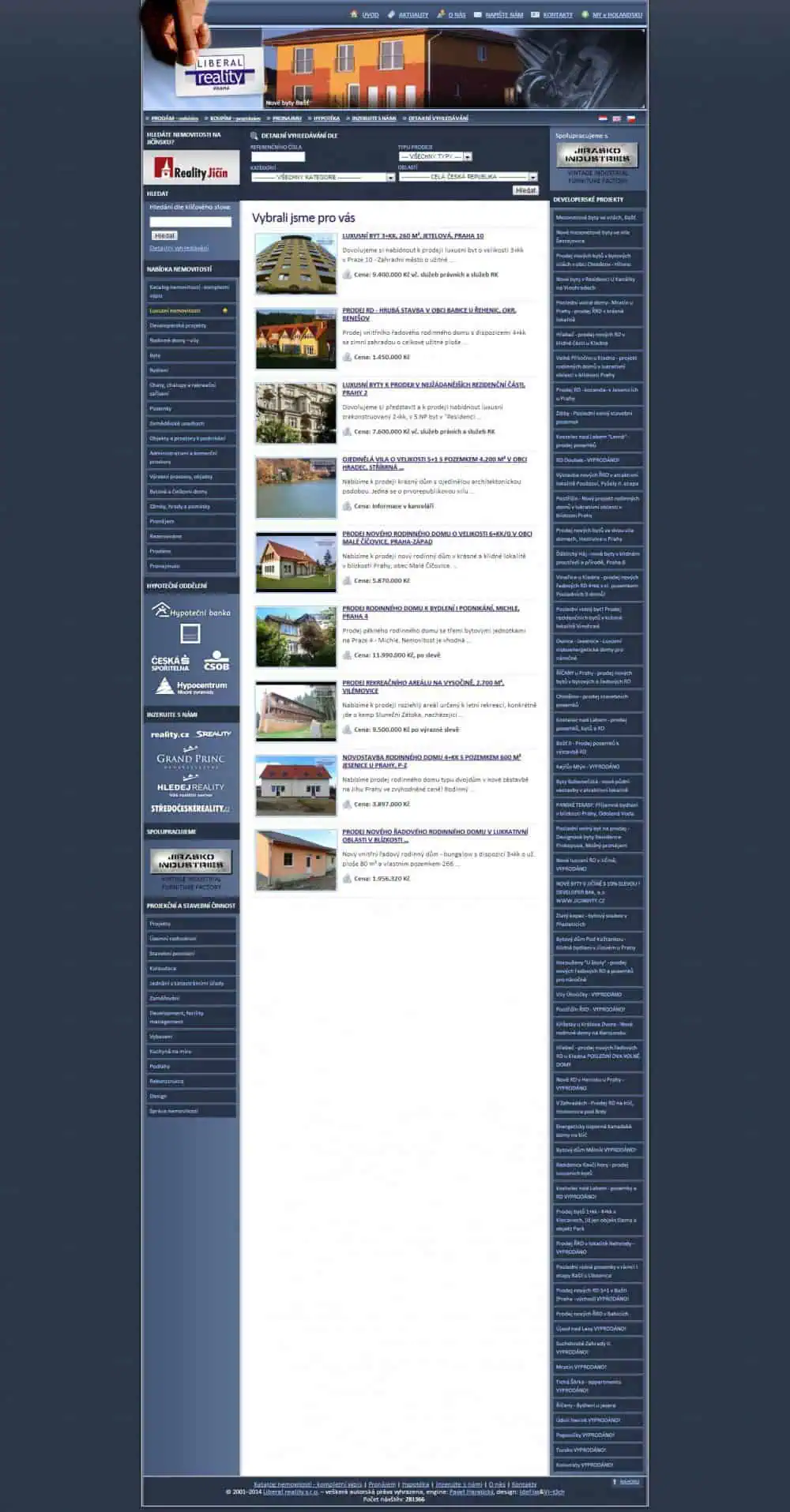 Web design IdeFixx 2009 Liberal Reality