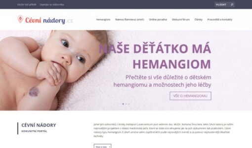 Cévní nádory – Komunitní portál pro pacienty s cévními nádory