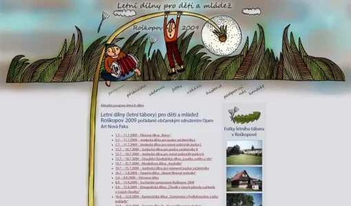 Letní dílny pro děti a mládež Roškopov 2009