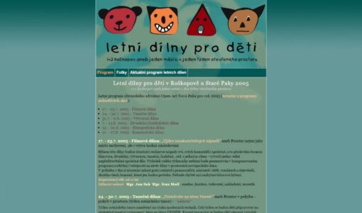 Letní dílny pro děti a mládež Roškopov 2005