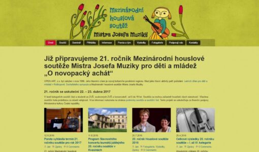 Mezinárodní houslová soutěž Mistra Josefa Muziky v Nové Pace