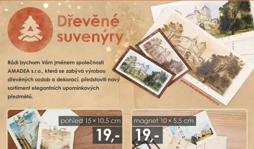 Leták Dřevěné Suvenýry