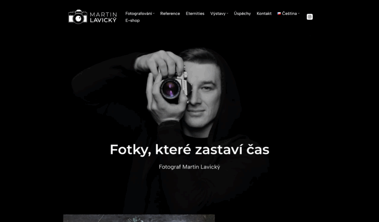 Fotograf Martin Lavický – Fotky, které zastaví čas